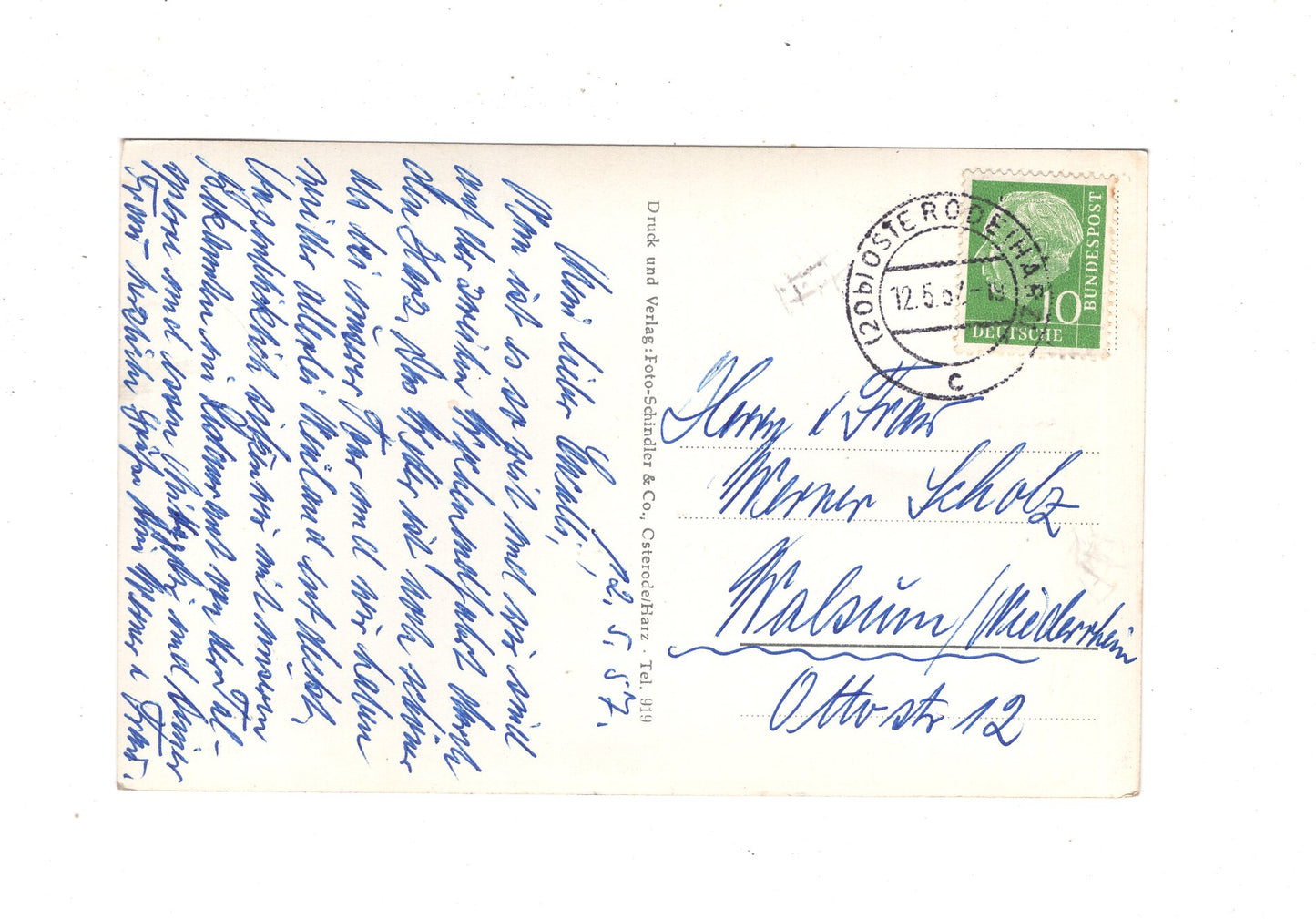 Ansichtskarte Sösetalsperre bei Osterode / Harz / K1-56