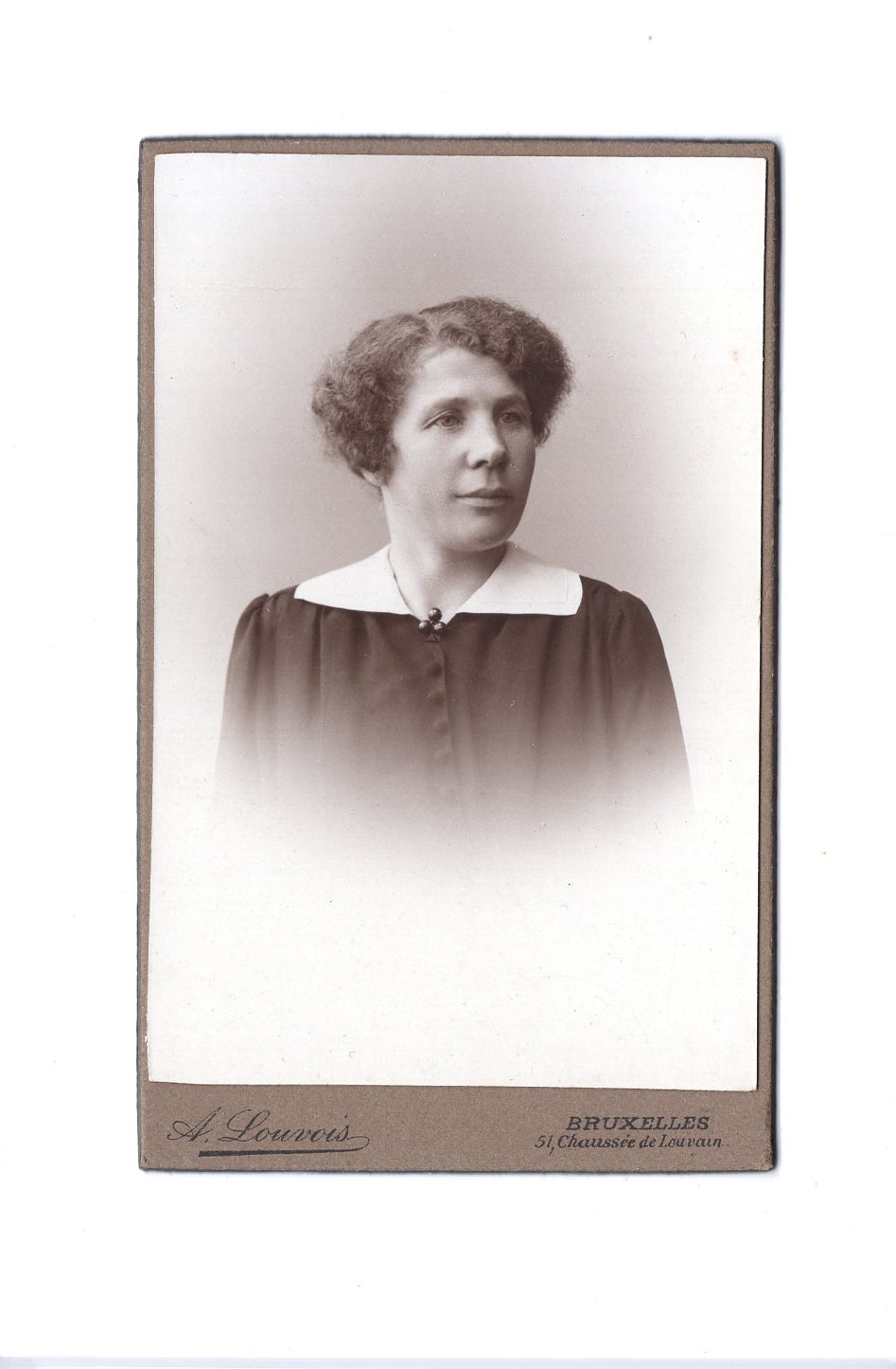 Fotografie Damenportrait - Bruxelles Brüssel / Belgien 1900er