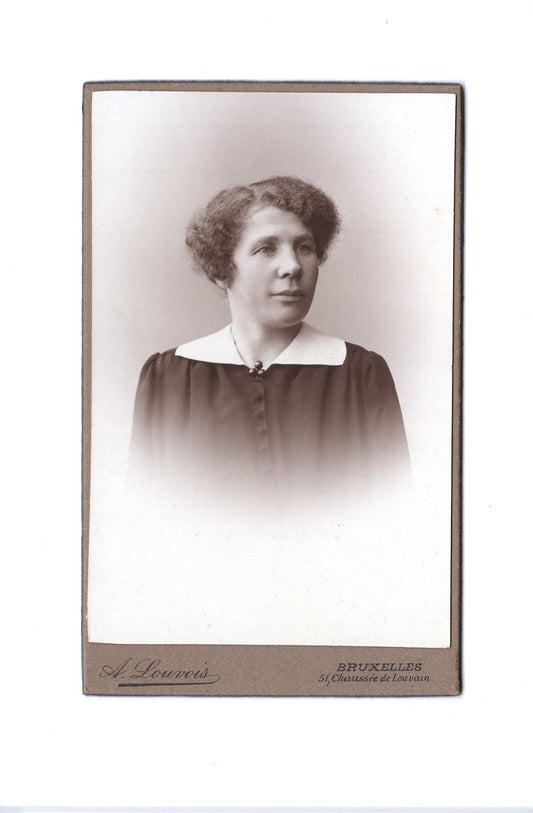 Fotografie Damenportrait - Bruxelles Brüssel / Belgien 1900er