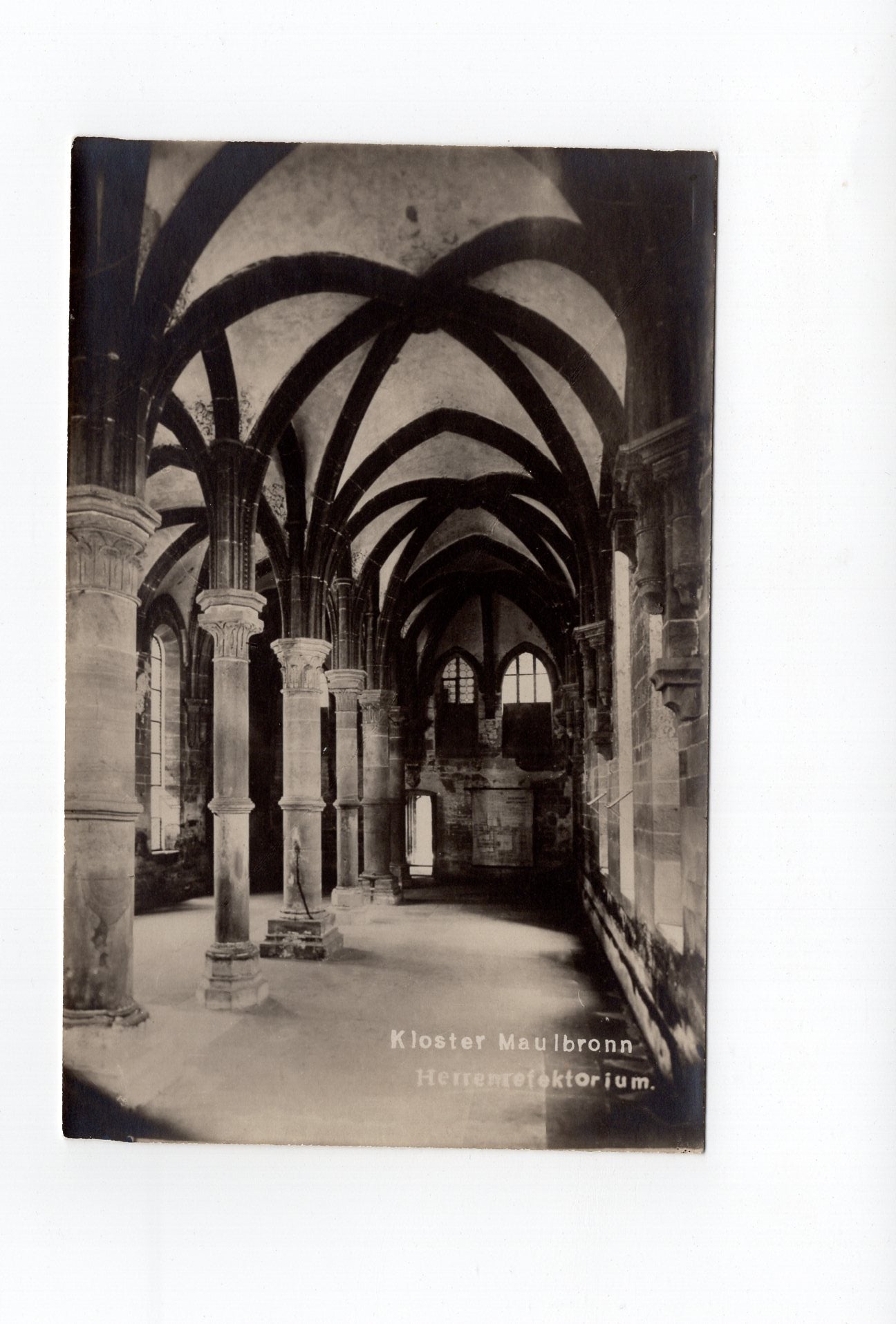 Ansichtskarte Kloster Maulbronn / Herrenrefektorium
