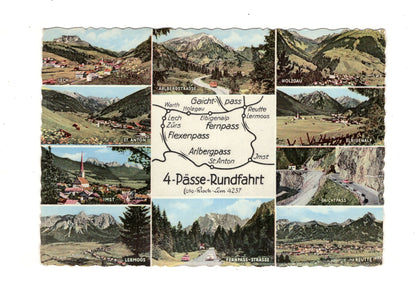 Ansichtskarte 4-Pässe-Rundfahrt / St. Anton / Imst +++ Österreich