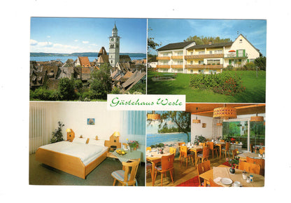 Ansichtskarte Gästehaus Wesle / Überlingen-Deisendorf