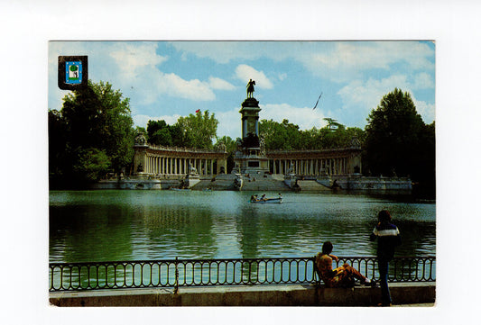 Ansichtskarte Madrid / Parque del Retiro / Estanque / Spanien