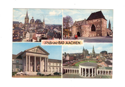Ansichtskarte Bad Aachen / Ponttor / Kurhaus +++