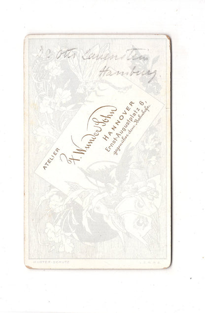 Fotografie Herrenportrait / benannt - Hannover um 1880 / CDV C1-19