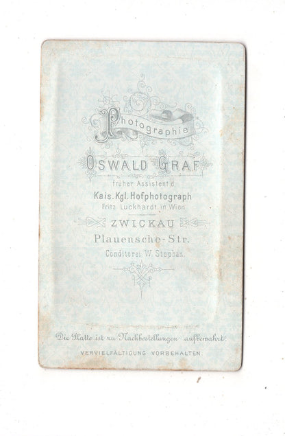 Fotografie Feiner Junge - Zwickau 1870er / CDV N1-06