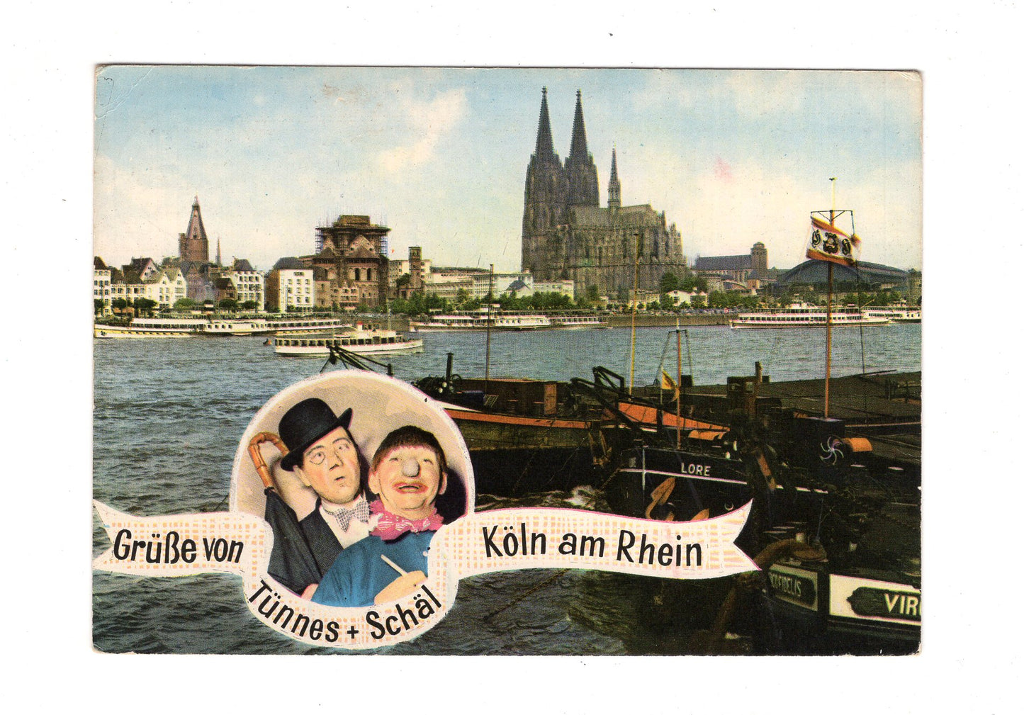 Ansichtskarte Köln am Rhein / Tünnes & Schäl  / G1-56