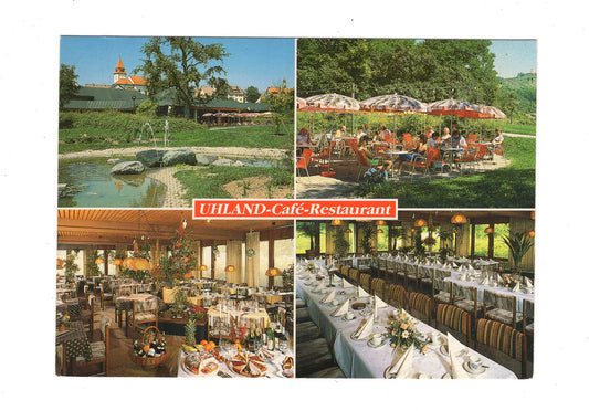 Ansichtskarte Uhland - Café-Restaurant / Wurmlingen-Rottenburg