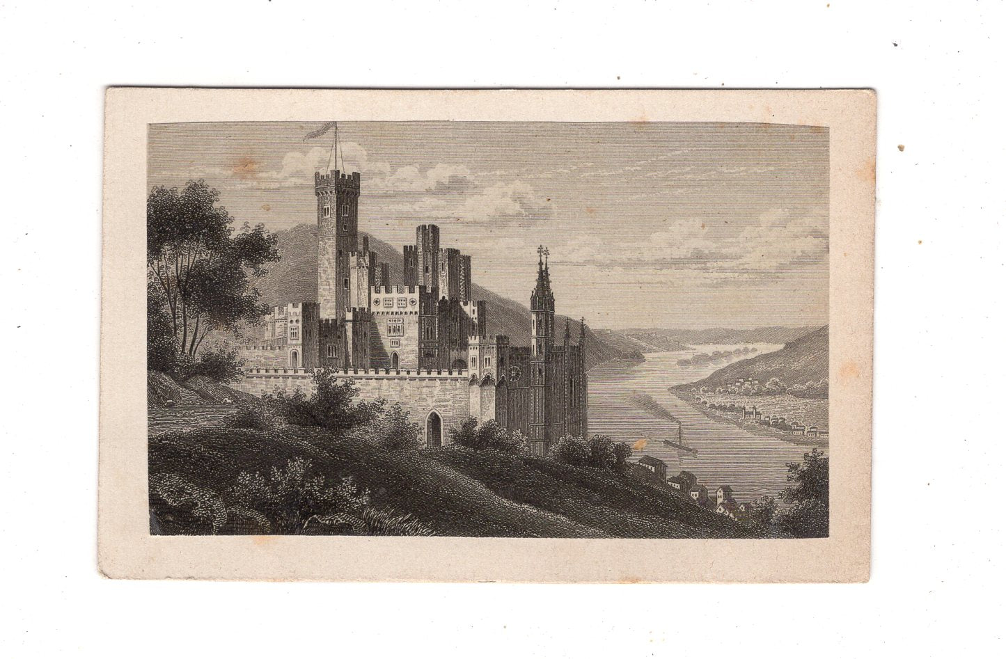 Fotografie Kunst / Burg Stolzenfels am Rhein - 1870er