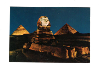 Ansichtskarte Gizeh / Sphinx und Pyramiden / Ägypten