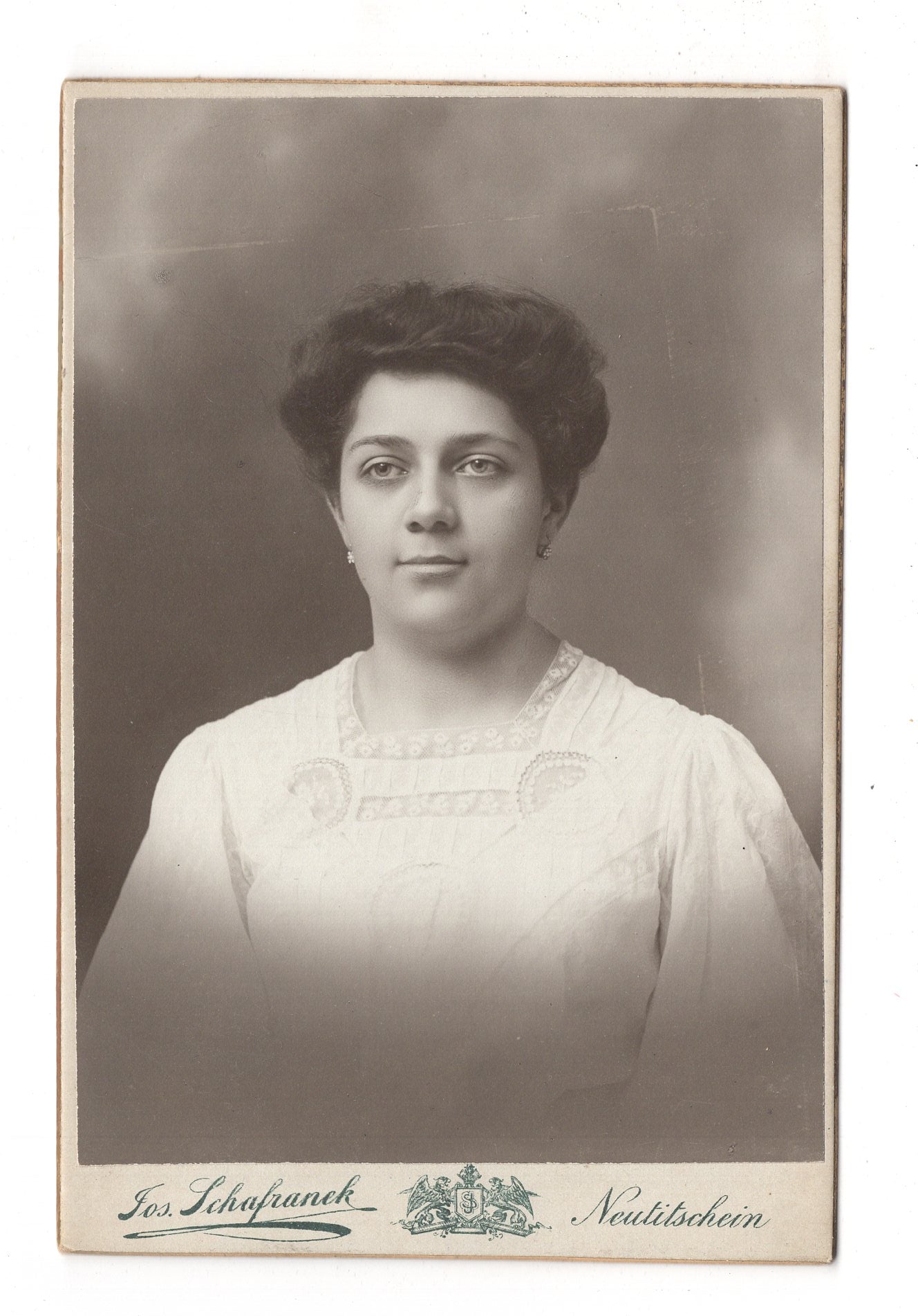 Fotografie Feine Dame - Neutitschein 1900er / CAB W-19