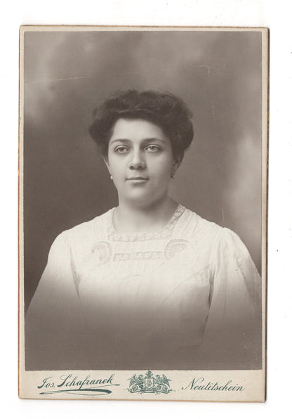 Fotografie Feine Dame - Neutitschein 1900er / CAB W-19