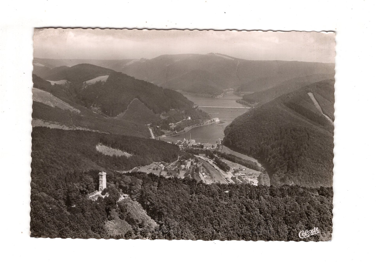 Ansichtskarte St. Andreasberg / Oberharz / Bismarckturm mit Odertalsperre / K1-56