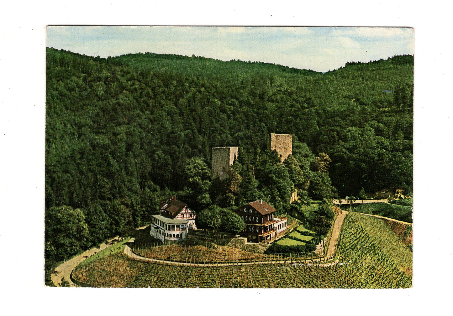 Ansichtskarte Burg Windeck / Burggaststätte und Weingut