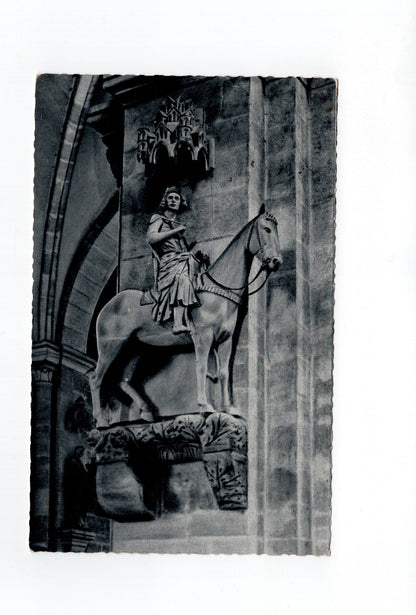 Ansichtskarte Bamberg / Domreiter