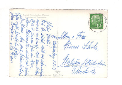 Ansichtskarte St. Andreasberg / Oberharz / Bismarckturm mit Odertalsperre / K1-56