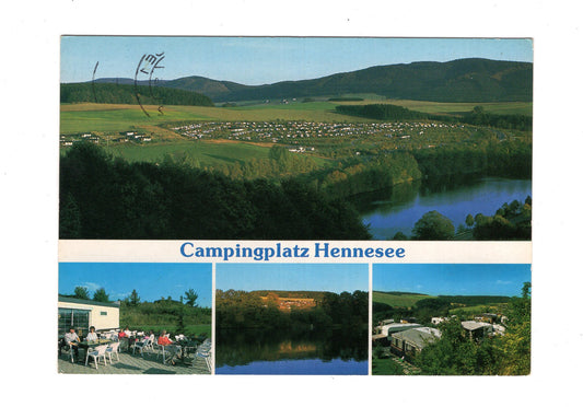 Ansichtskarte Campingplatz Hennesee