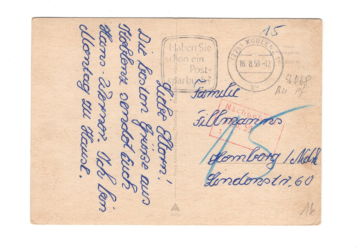 Ansichtskarte Koblenz am Rhein