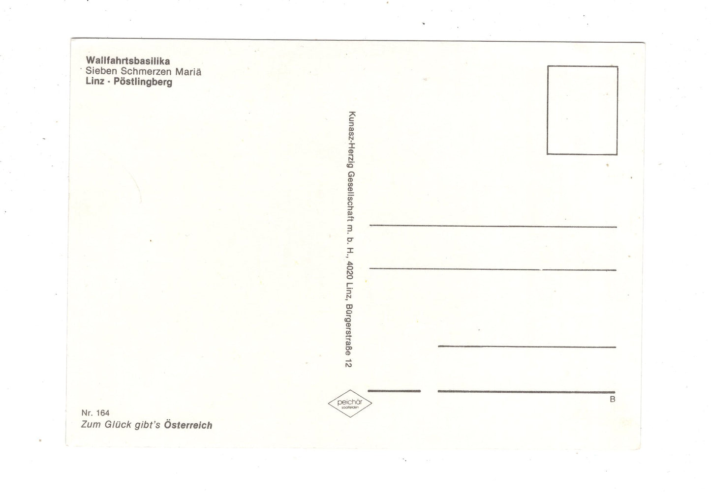 Ansichtskarte Wallfahrtsbasilika / Linz-Pöstlingberg / Österreich