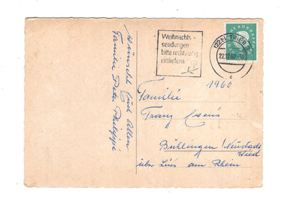 Ansichtskarte Feiertage / Frohe Weihnachten / K1-59