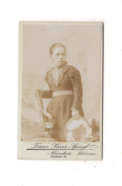 Fotografie Feine Dame - München / Schliersee 1890er