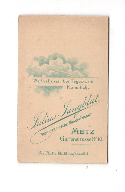 Fotografie Feiner Junge - Metz 1890er / CDV N1-06