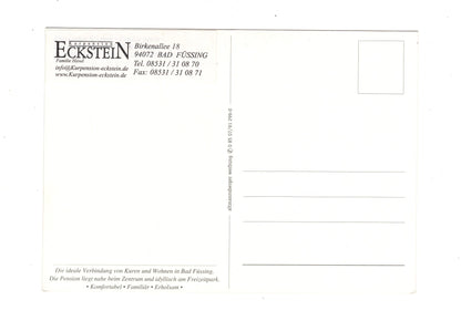Ansichtskarte Bad Füssing / Kurpension Eckstein