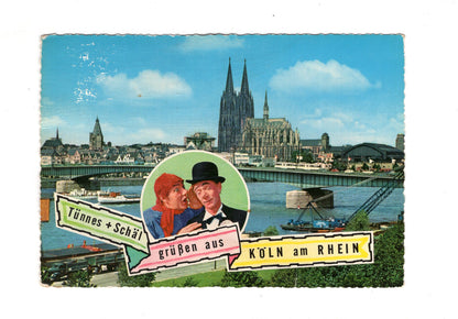 Ansichtskarte Köln am Rhein / Tünnes & Schäl  / G1-56
