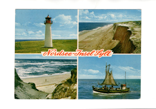 Ansichtskarte Nordsee-Insel Sylt