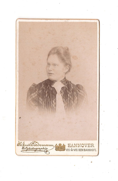 Fotografie Damenportrait - Hannover 1890er
