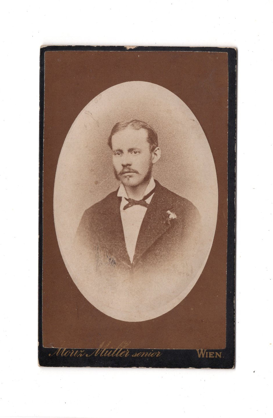 Fotografie Herrenportrait - Wien um 1880 / CDV C1-19
