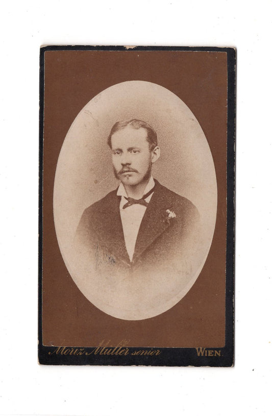 Fotografie Herrenportrait - Wien um 1880 / CDV C1-19