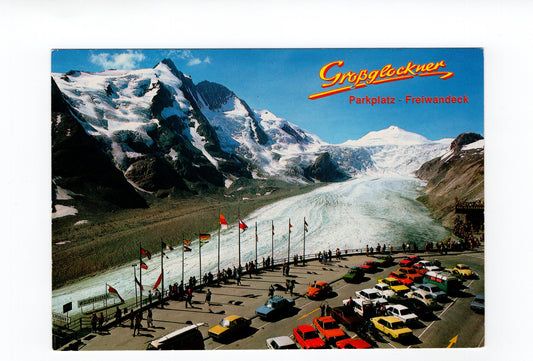 Ansichtskarte Großglockner-Hochalpenstraße / Parkplatz Freiwandeck / Österreich