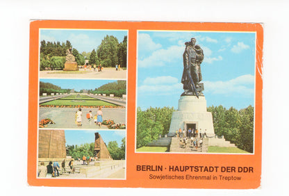 Ansichtskarte Berlin / DDR / Sowjetisches Ehrenmal in Treptow