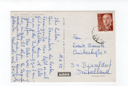 Ansichtskarte Playa de Es Pujols / Formentera / Spanien