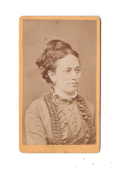 Fotografie Damenportrait - Iglau 1870er / CDV N1-11