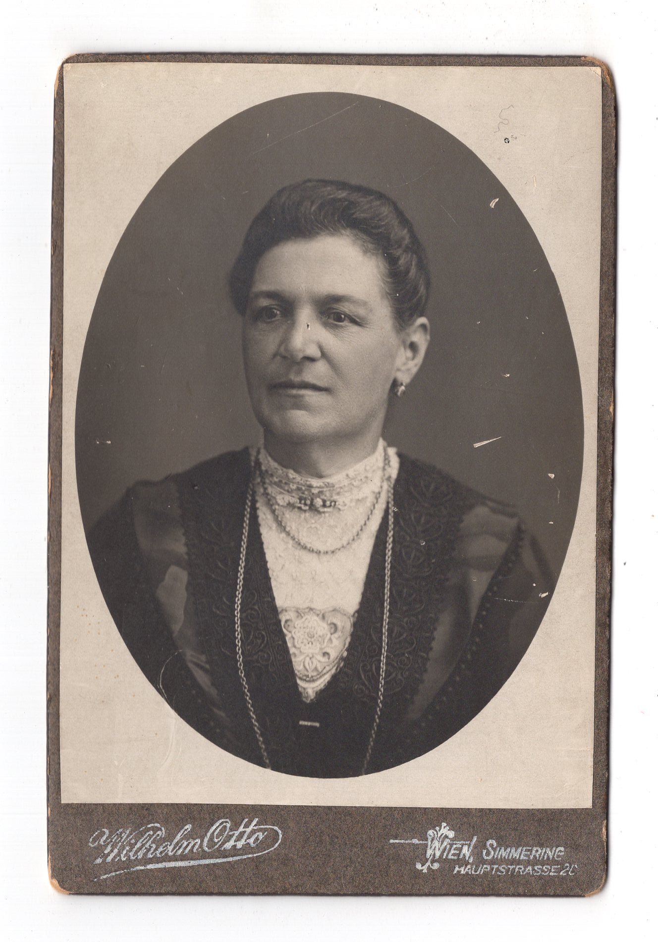 Fotografie Feine Dame / Katharina Ferstl - Wien um 1910 / CAB W-19
