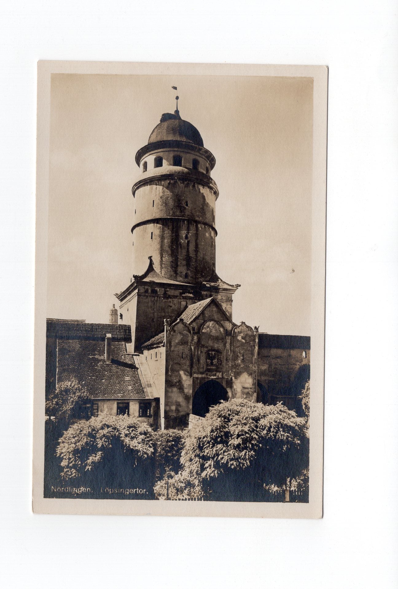 Ansichtskarte Nördlingen / Löpsinger Tor