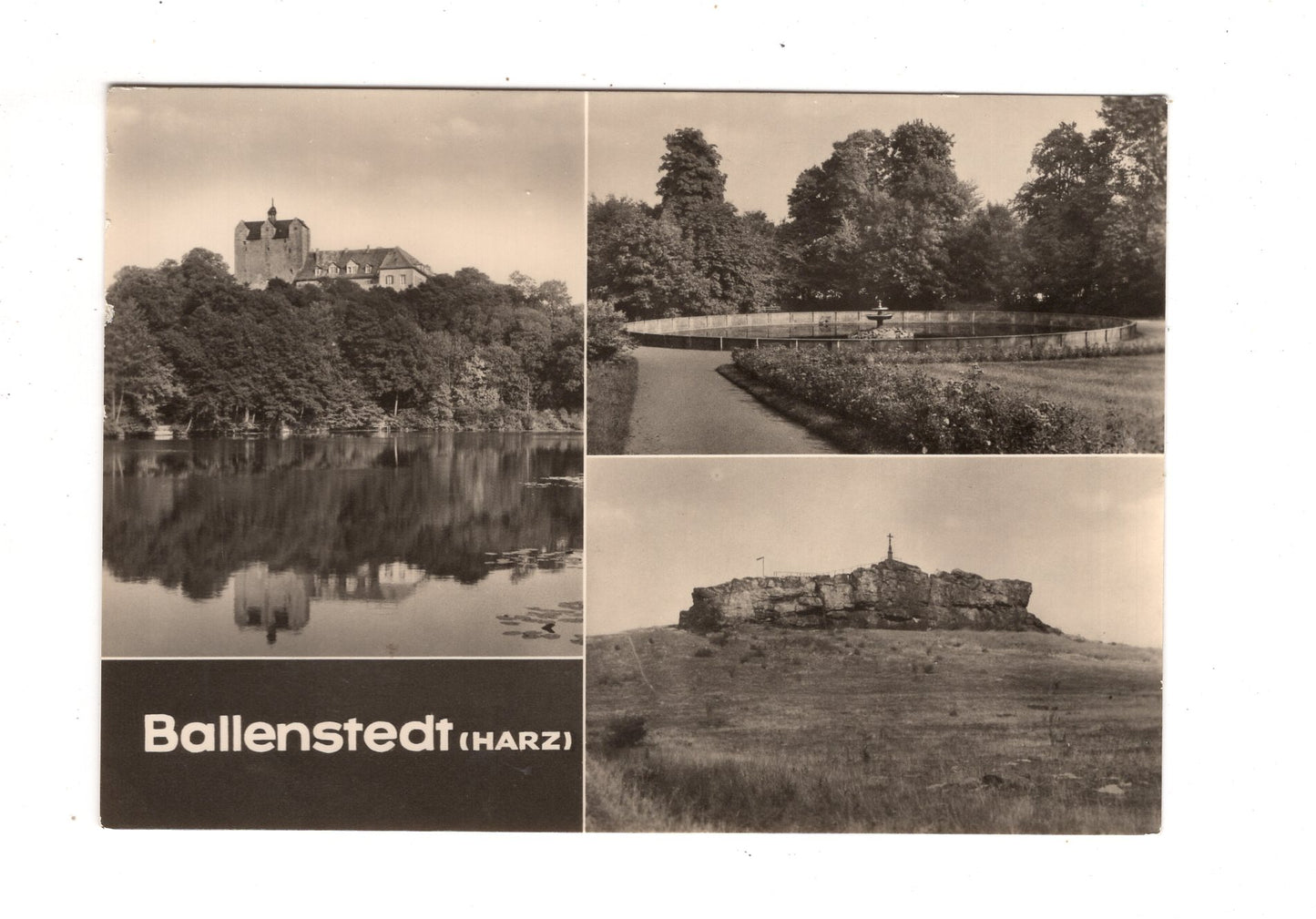 Ansichtskarte Ballenstedt / Harz / Schloss +++ / K1-56