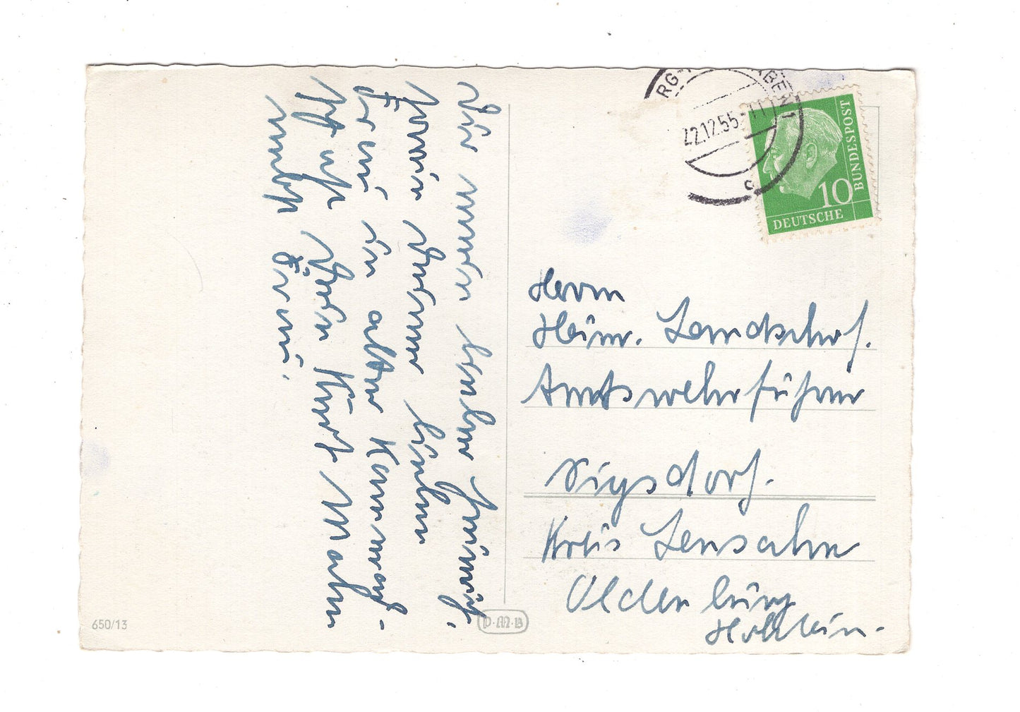 Ansichtskarte Feiertage / Frohe Weihnachten / K1-59