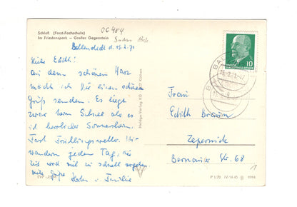 Ansichtskarte Ballenstedt / Harz / Schloss +++ / K1-56