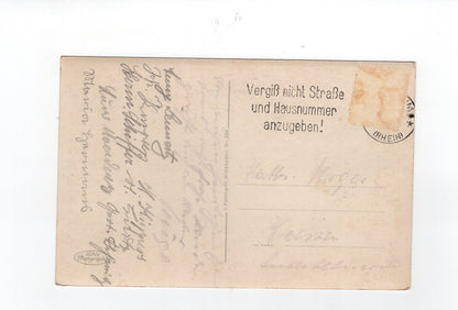 Ansichtskarte Gruß vom Rhein / Rüdesheim / Burg Rheinstein +++