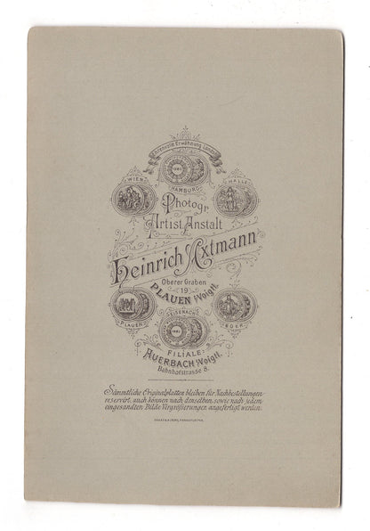 Fotografie Feines Paar - Plauen im Vogtland 1880er / CAB X-34