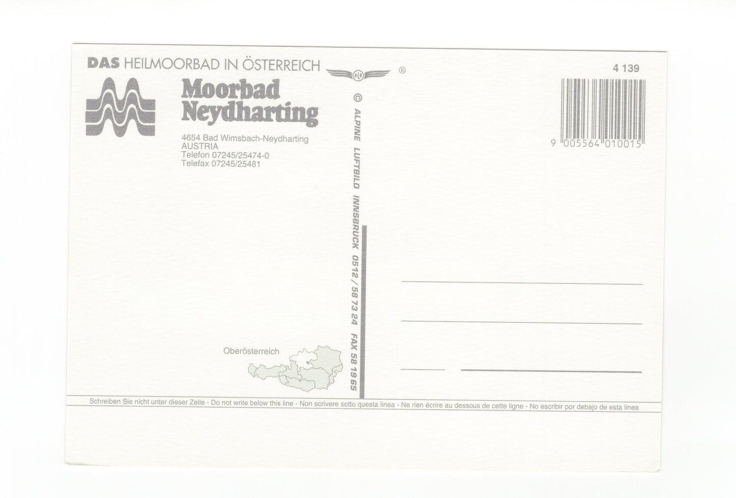 Ansichtskarte Moorbad Neydharting / Oberösterreich / Österreich