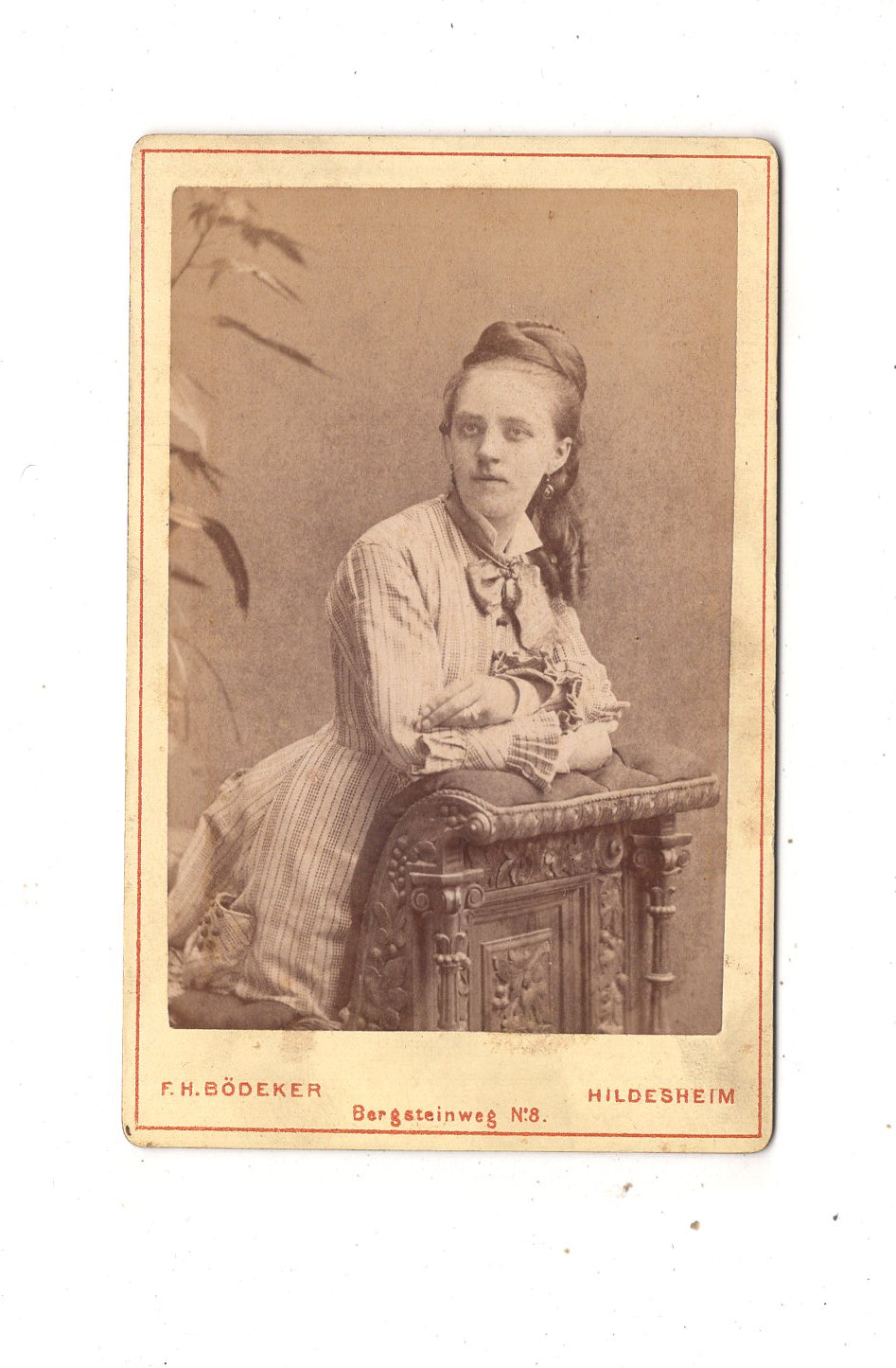 Fotografie Feine Dame - Hildesheim 1870er
