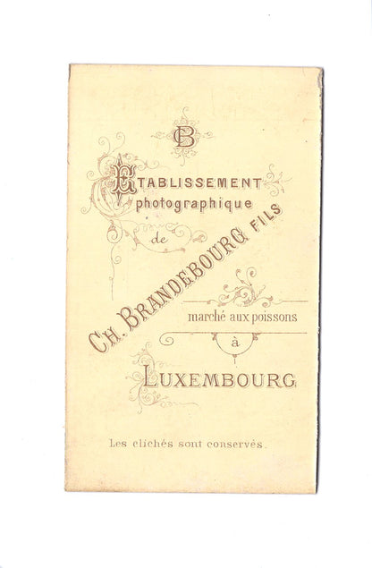 Fotografie Damenportrait - Luxembourg Luxemburg 1880er