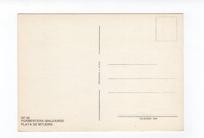 Ansichtskarte Playa de Mitjorn / Formentera / Spanien