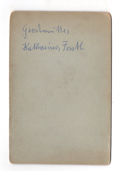 Fotografie Feine Dame / Katharina Ferstl - Wien um 1910 / CAB W-19