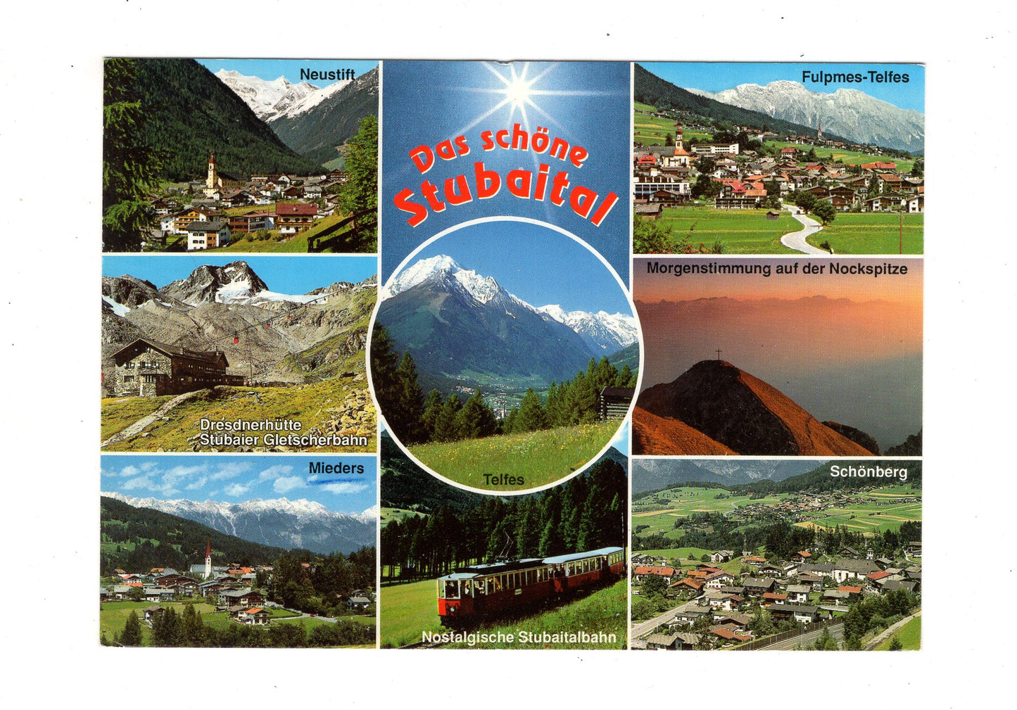 Ansichtskarte Stubaital / Tirol / Österreich