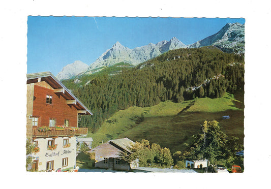 Ansichtskarte Alpengasthof Adler / Hinterhornbach / Lechtal